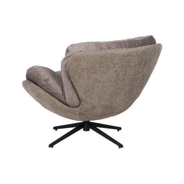 Béžové zamatové kreslo Comfo – Ixia-image-3