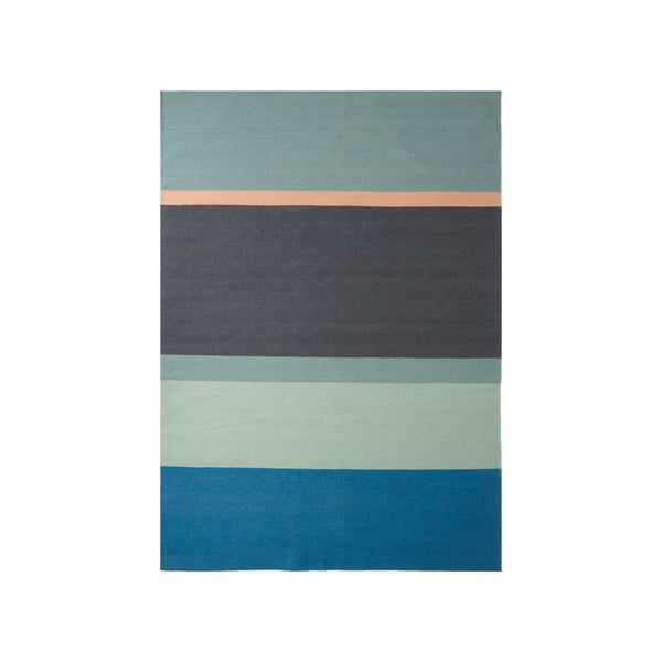 Vlnený koberec Lux Blue, 170x240 cm