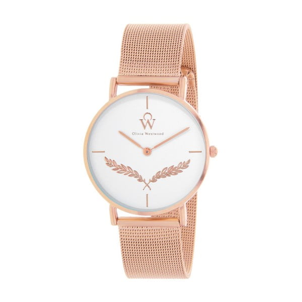 Dámske hodinky s remienkom vo svetloružovej farbe Olivia Westwood Kulia