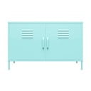 Svetlomodrá kovová skrinka 100x64 cm Cache - Novogratz
