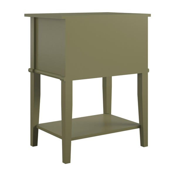 Kaki nočný stolík Franklin – Støraa-image-3