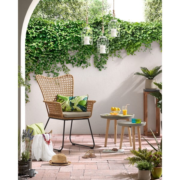 Príručný stolík s cementovou doskou Kave Home Livy-image-3