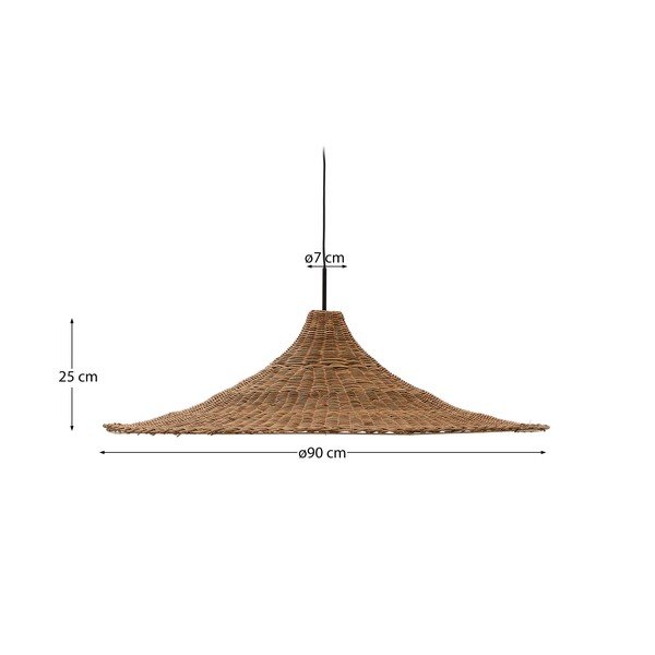 Tienidlo v prírodnej farbe ø 92 cm Bladia – Kave Home-image-4