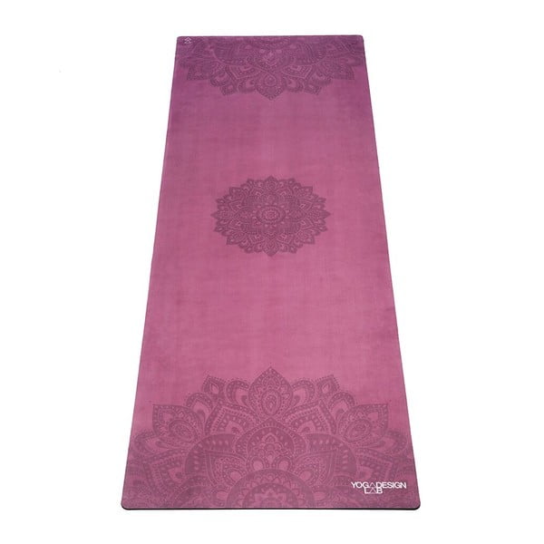 Ružová podložka na jogu Yoga Design Lab Commuter Mandala, 1,3 kg
