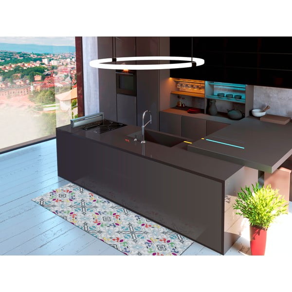 Modrý prateľný behúň 52x100 cm Ricci Valentina – Universal-image-1