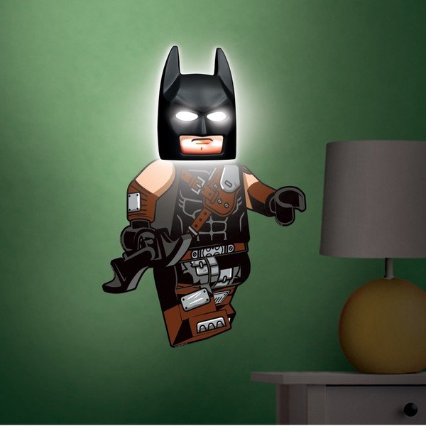 Nástenné svietidlo so samolepkou LEGO® príbeh 2 Batman-image-1