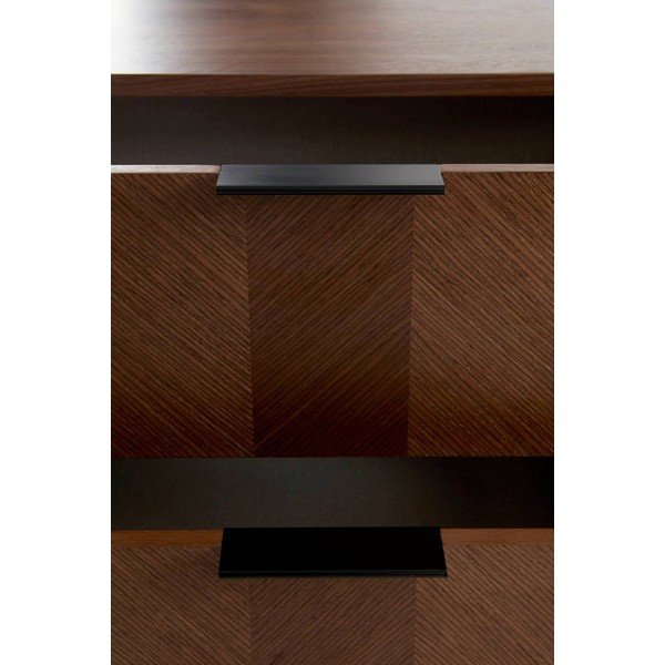 Nočný stolík v dekore orecha v tmavo prírodnej farbe Duvberg – Jotex-image-2