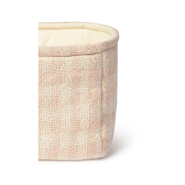 Svetloružový látkový detský kôš na hračky 30x20x20 cm Swan Rose – Lorena Canals-image-4