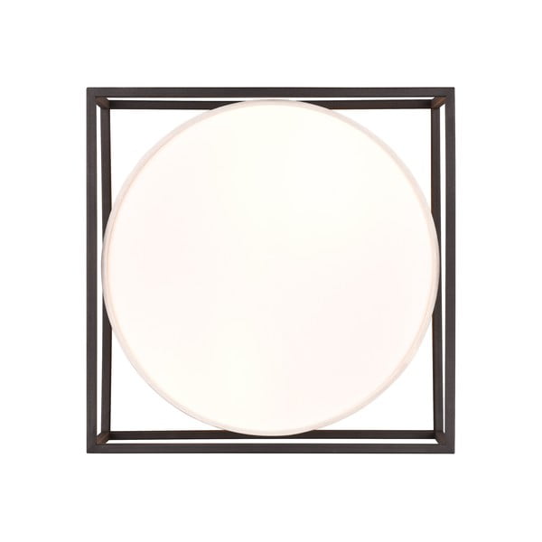 Matne čierno-béžové stropné svietidlo 30x30 cm Ross – Trio-image-3