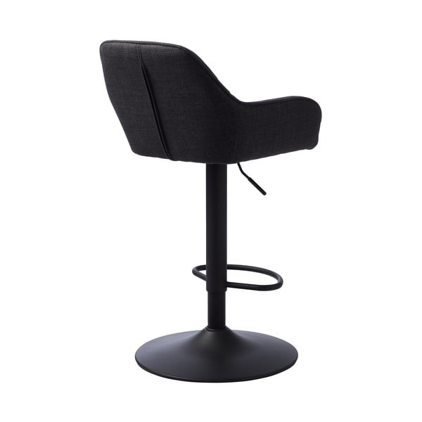 Tmavosivá barová stolička s nastaviteľnou výškou Nolan – Unique Furniture-image-3