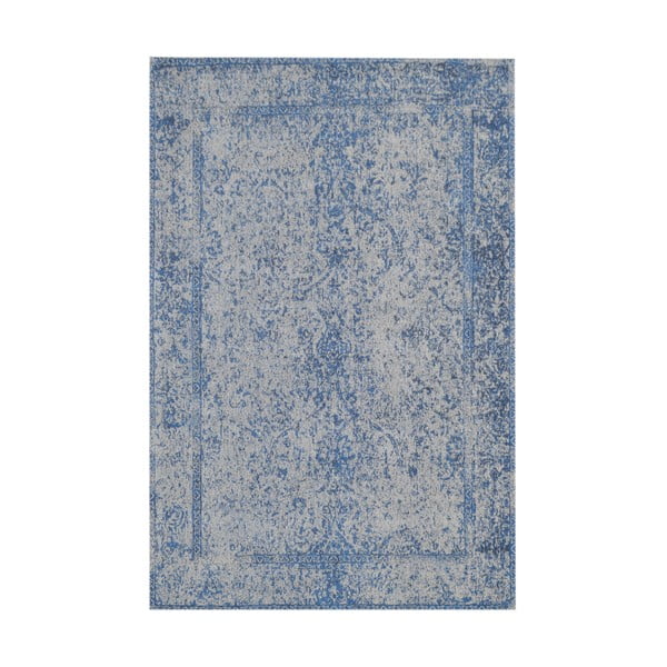 Vlnený koberec Canada, 160x230 cm, modrý