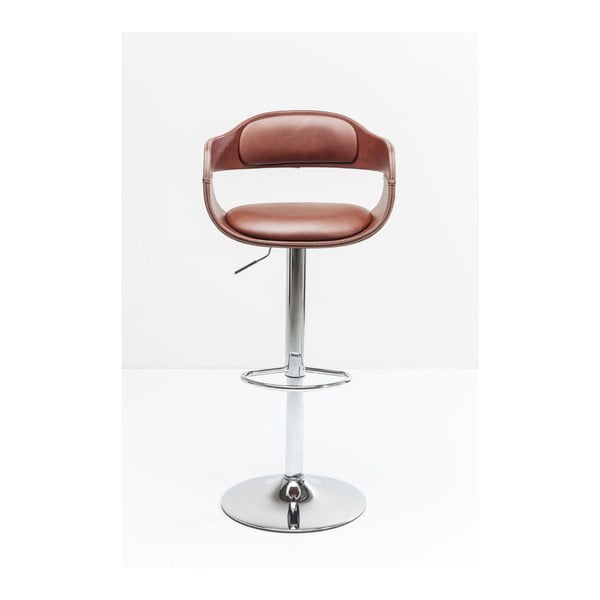 Hnedá barová stolička Kare Design Monaco Nougat