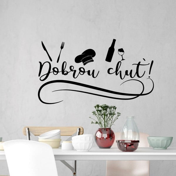 Samolepka na stenu s citátom Ambiance Dobrú chuť-image-2