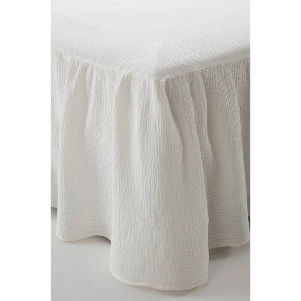 Krémovobiely mušelínový pléd 90x200 cm Amilia – Jotex-image-2