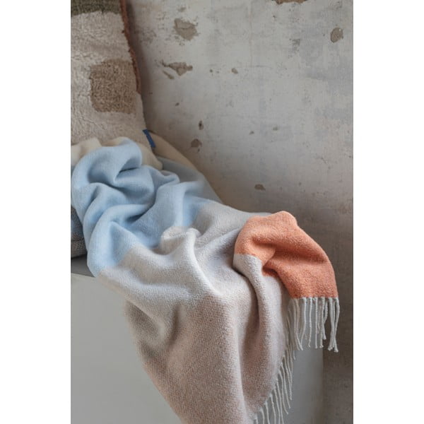 Žlto-modrá deka 125x190 cm Brick - Mette Ditmer Denmark-image-4