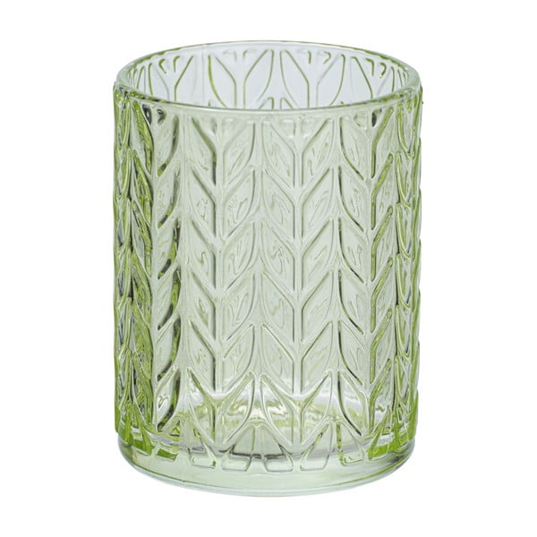 Zelený sklenený téglik na kefky Wenko Vetro-image-2