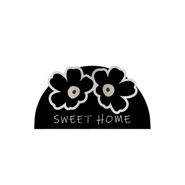 Čierna kúpeľňová predložka 60x100 cm Miedo – Foutastic