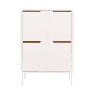 Biela komoda Tenzo Switch, 90 x 128 cm