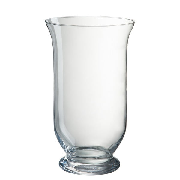 Sklenená váza J-Line Hurric, výška 25 cm