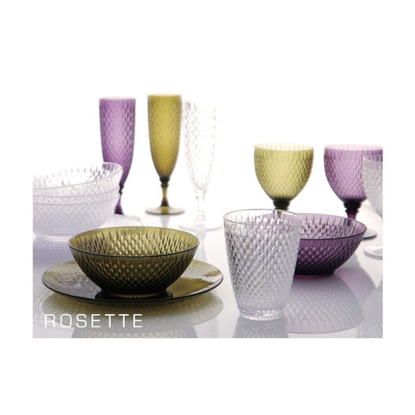 Modrý vínny pohár Kinto Rosette-image-3