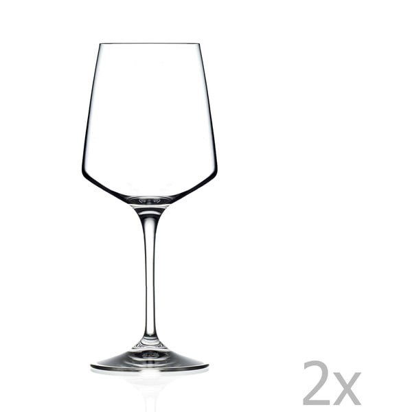 Sada 2 pohárov na víno RCR Cristalleria Italiana Gilda, 463 ml
