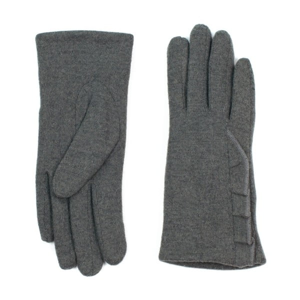 Tmavosivé rukavice Jeanne