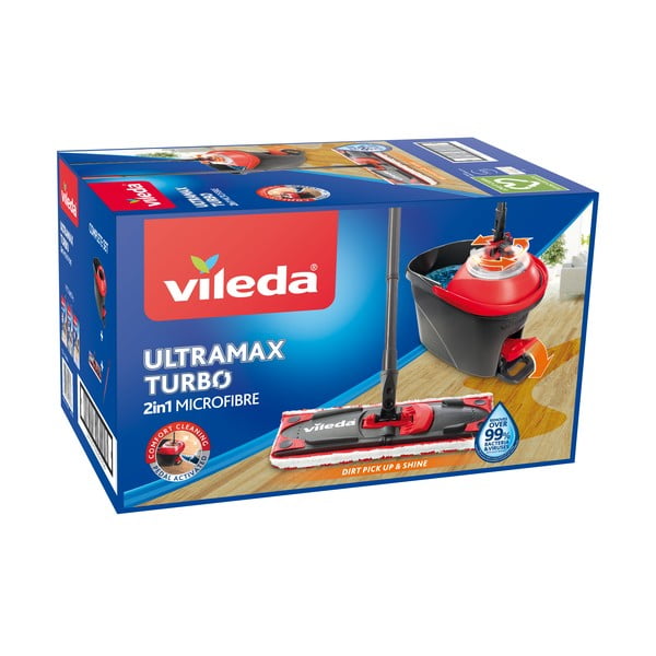 Set vedierka a mopu na podlahu Vileda Ultramax turbo 2v1 microfibre-image-4
