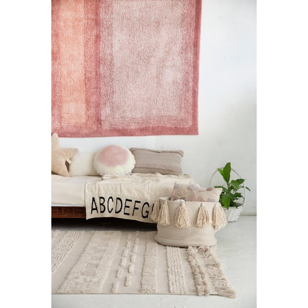 Svetlosivo-krémový prateľný ručne tkaný bavlnený koberec 140x200 cm Air Natural – Lorena Canals-image-3