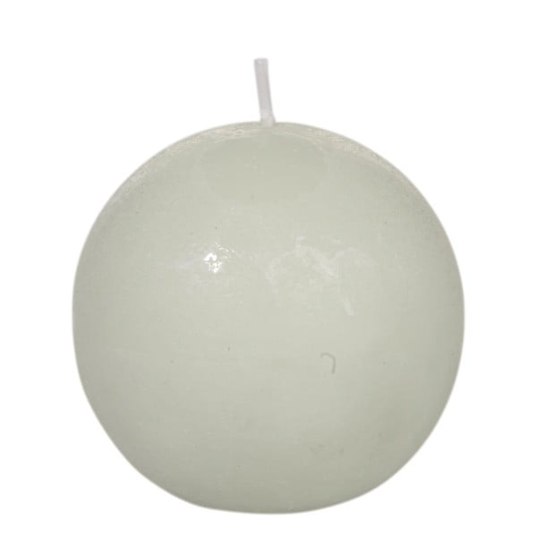 Biela sviečka J-Line Ball