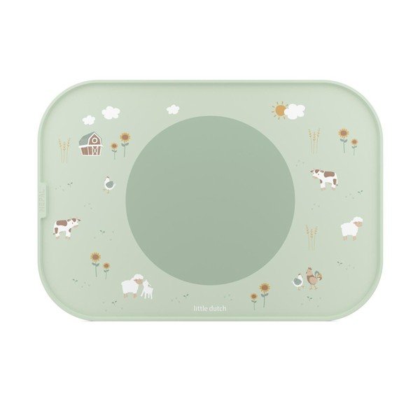 Plastové/silikónové detské prestieranie 28x40 cm Little Farm – Mepal