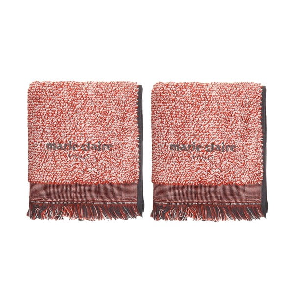 Sada 2 červených uterákov Marie Claire Colza, 40 × 60 cm