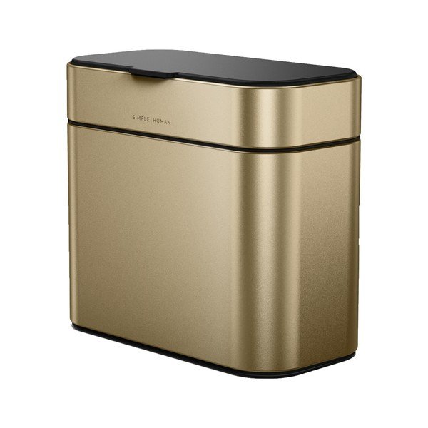 Nádoba na kompostovateľný odpad v matne zlatej farbe 4 l – simplehuman