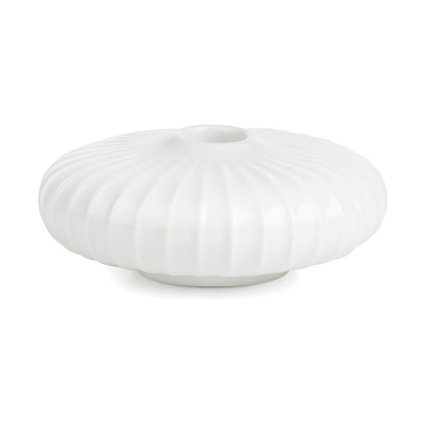 Biely porcelánový svietnik Kähler Design Hammershoi, ⌀ 11,5 cm