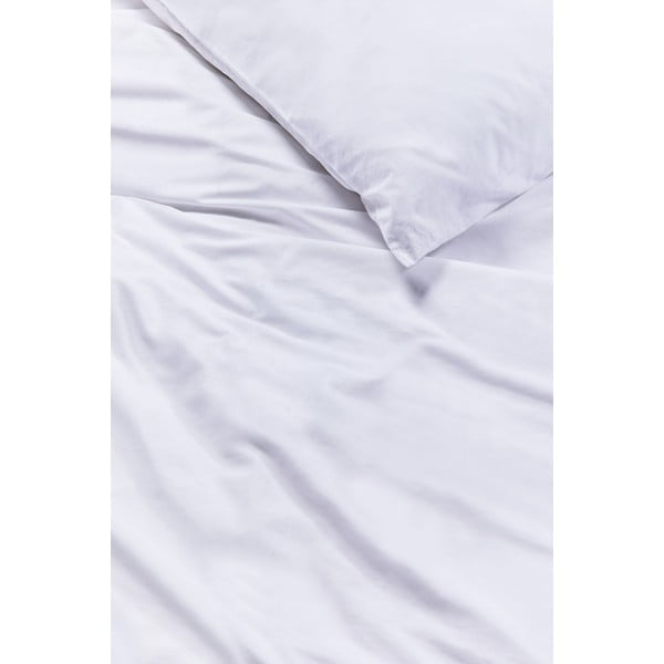 Biele bavlnené obliečky na dvojlôžko Bonami Selection, 160 x 200 cm-image-1