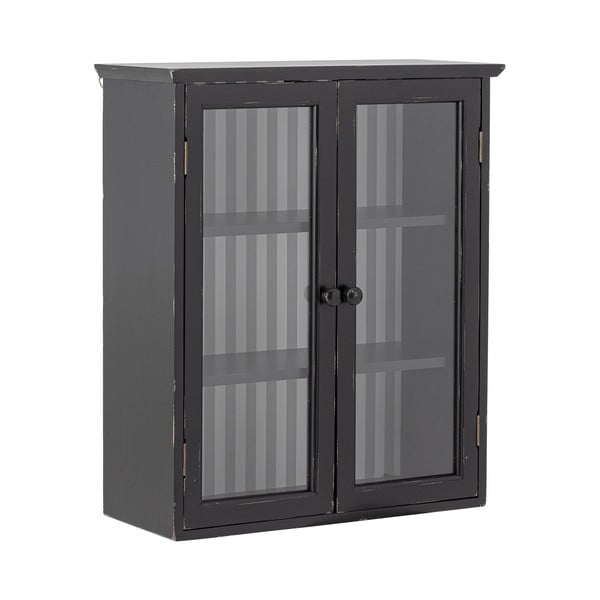 Čierna závesná vitrína z jedľového dreva 51,5x66,5x22,5 cm Hazem – Bloomingville-image-3