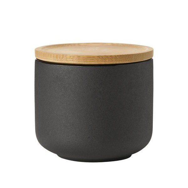 Čierna kameninová šálka na cappuccino 200 ml Theo – Stelton-image-2