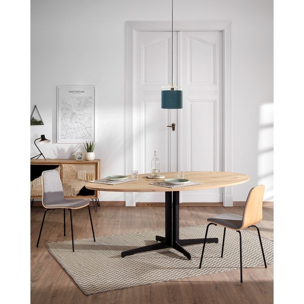 Modré závesné svietidlo Kave Home Argy-image-4