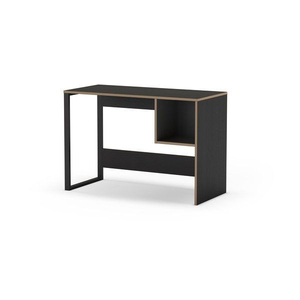 Pracovný stôl s čiernou doskou 50x110 cm Lyly – Marckeric-image-3