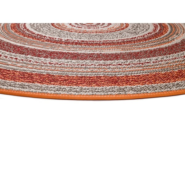 Oranžový vonkajší koberec Universal Verdi, ⌀ 120 cm-image-2