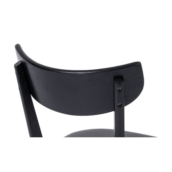 Čierne jedálenské stoličky z dubového dreva Arch - Bonami Essentials-image-3