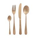 Antikoro príbor 16 ks v zlatej farbe Posate Old - Brandani