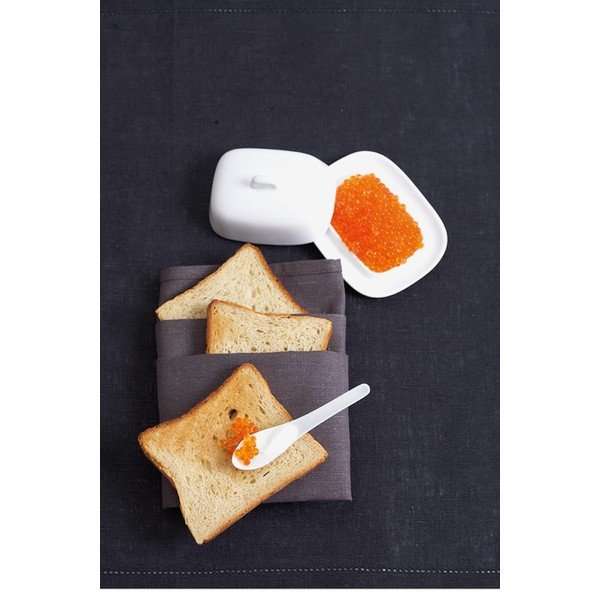 Biela porcelánová nádobka na maslo Basic – Maxwell & Williams-image-1