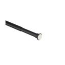 Matne čierna tyč na sprchový záves 106 - 182 cm Chroma – Umbra