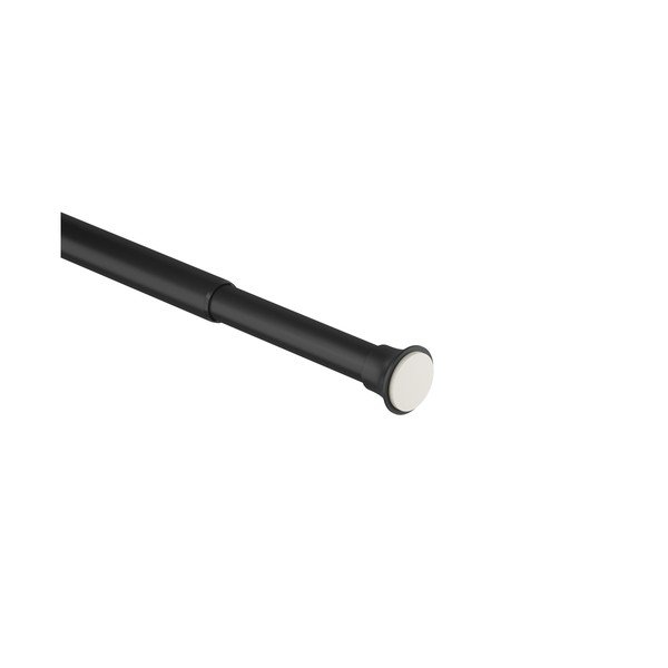 Matne čierna tyč na sprchový záves 106 - 182 cm Chroma – Umbra