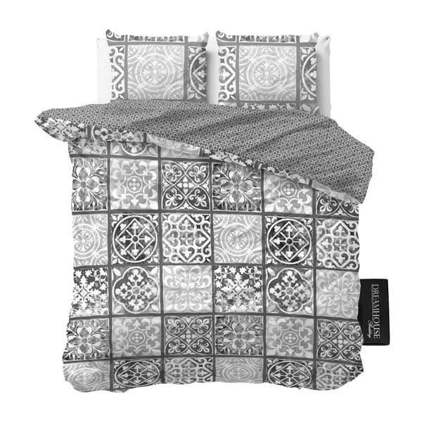 Sivé bavlnené obliečky Dreamhouse Alhambra, 240 x 220 cm