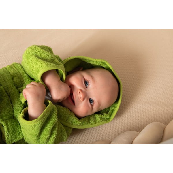 Tmavoružový bavlnený detský župan veľkosť 1-2 roky - Tiseco Home Studio-image-1