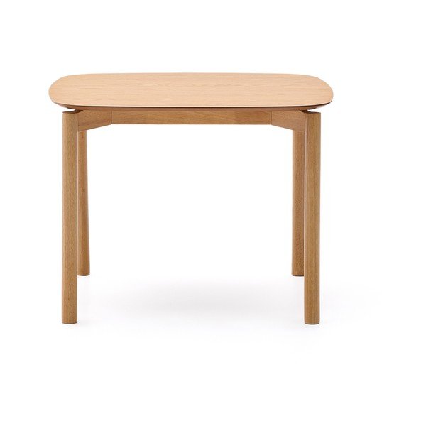 Jedálenský stôl v dekore jaseňa 100x100 cm Indara – Kave Home-image-4