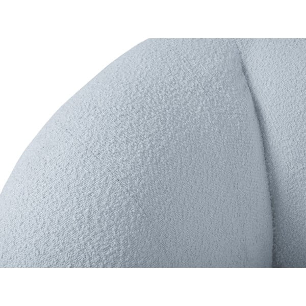 Svetlomodrá pohovka z textílie buklé 210 cm Essen – Cosmopolitan Design-image-4