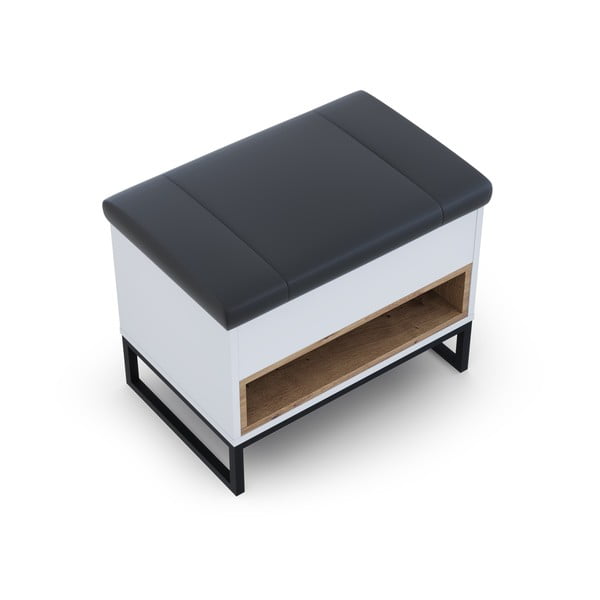 Biela lavica na topánky Olis - Cosmopolitan Design-image-4