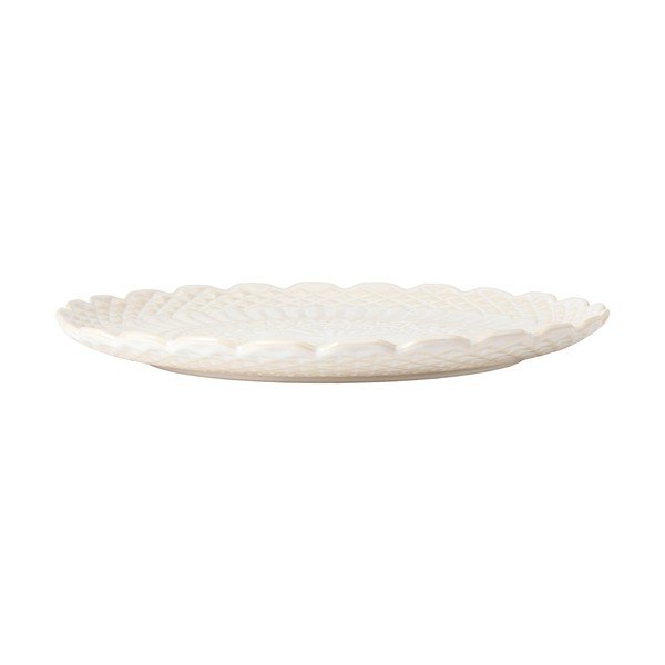 Biely servírovací kameninový tanier ø 39 cm Cristal – Costa Nova-image-1
